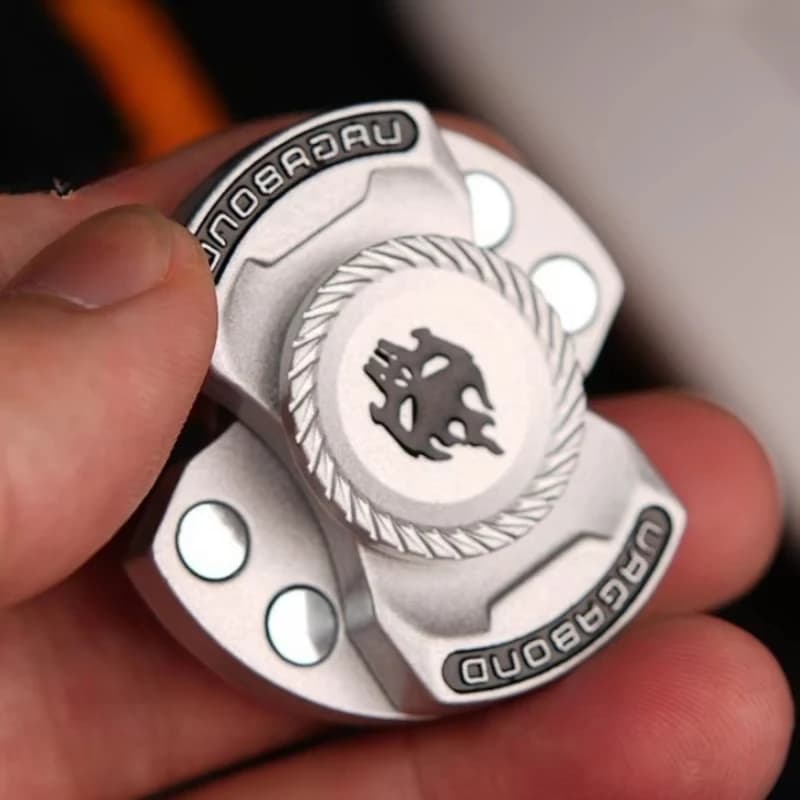Divertente gioco 3 in 1 Edc Fidget Toy Scheletro personalizzato Fantasma Fidget Spinner Lega Fidget Slider Giocattolo antistress Giocattoli Thd