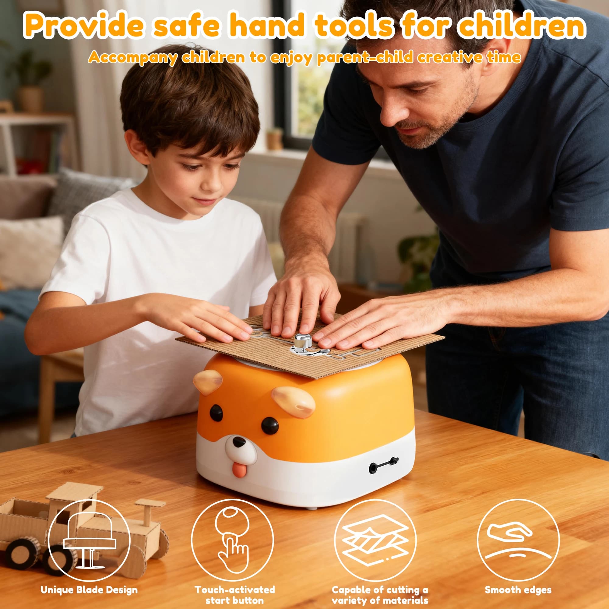 Taglierina per carta NOBICO LAB Planer, sicura per bambini, per modelli 3D in cartone fai da te, macchina per incisione laser.