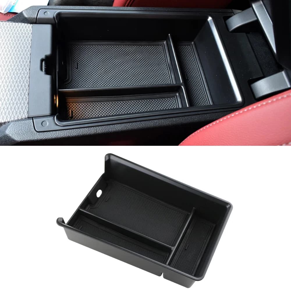 Per BMW Serie 3, Serie 4, i4 2020-2023, M3, M4 - Scatola portaoggetti in plastica per bracciolo auto, organizer, contenitore, accessori