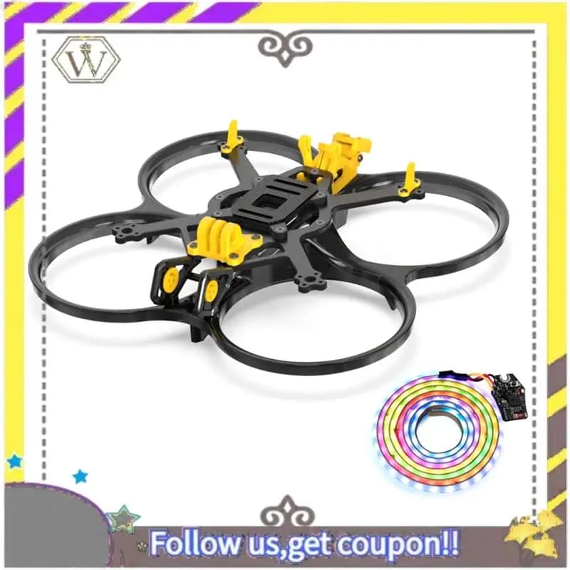 AU33-Kit Telaio LED 3.5" per Speedybee Bee35 Pro per Droni da Corsa FPV, Compatibile con O3 HD VTX, Componenti per Droni