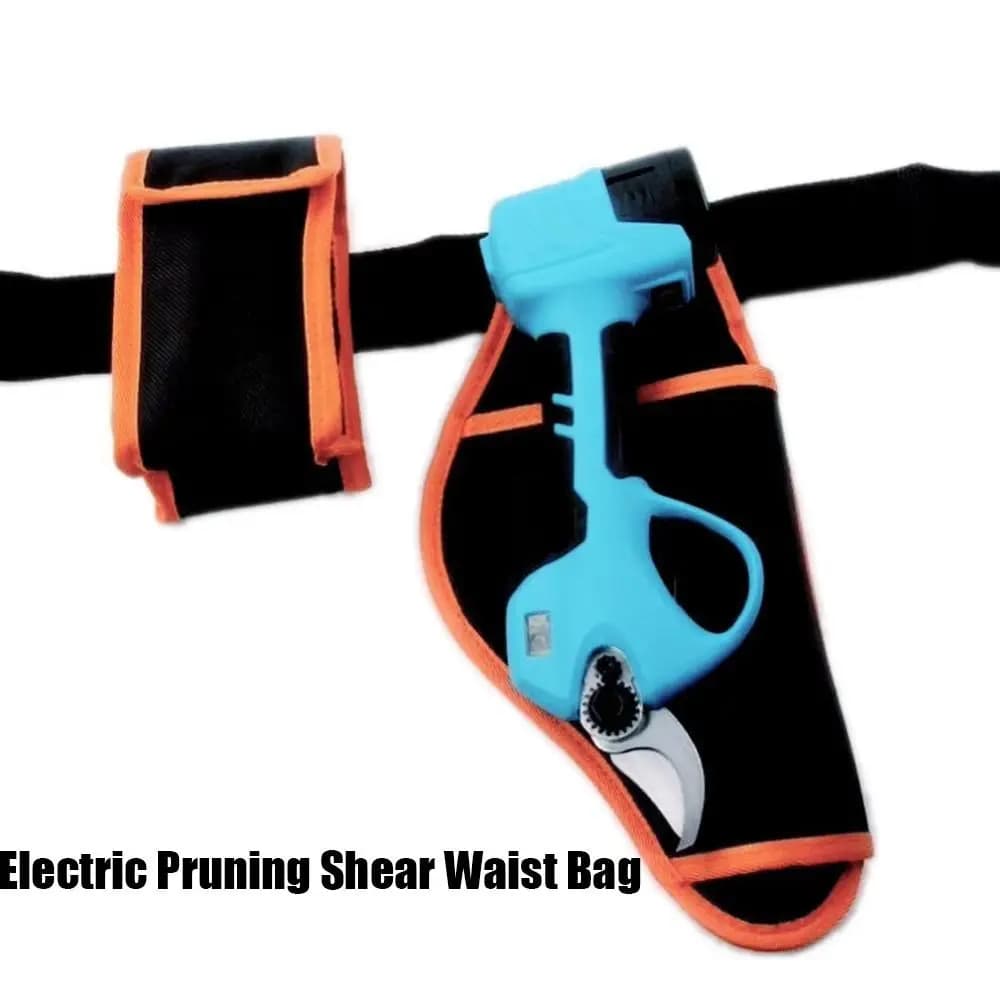 Battery Storage Box Electric Shelf Shelves Belt Belt Tool Bag for Black and Orange Shears Wearable Aesthetic