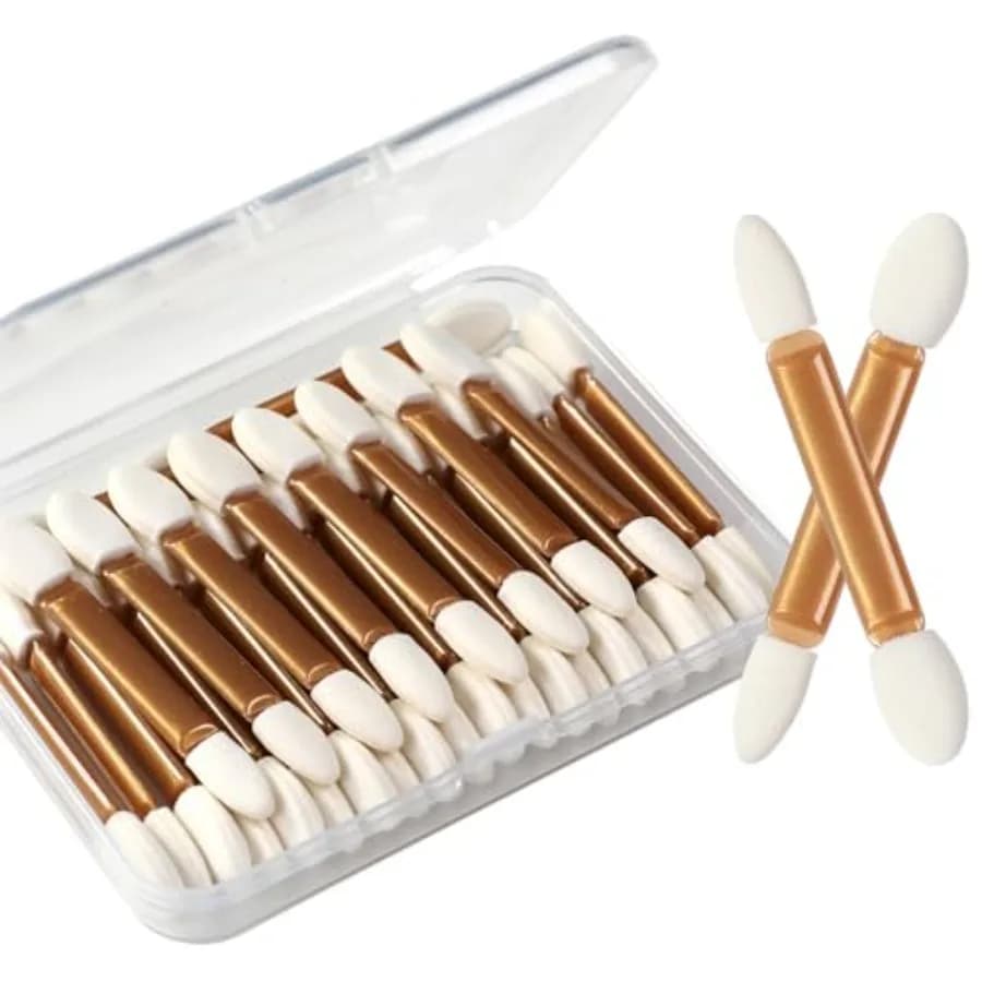 Eyeshadow Applicators, 30pcs Double Sided Disposable Eyeshadow Brush 2.4 Inch Makeup Applicator