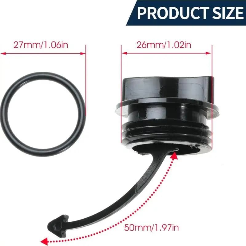 1/4 Sets Black Drain Plug With O-Ring For SeaDoo Spark RXT GTX Wake Drain Plug Replaces 292001352 292001320 292002024