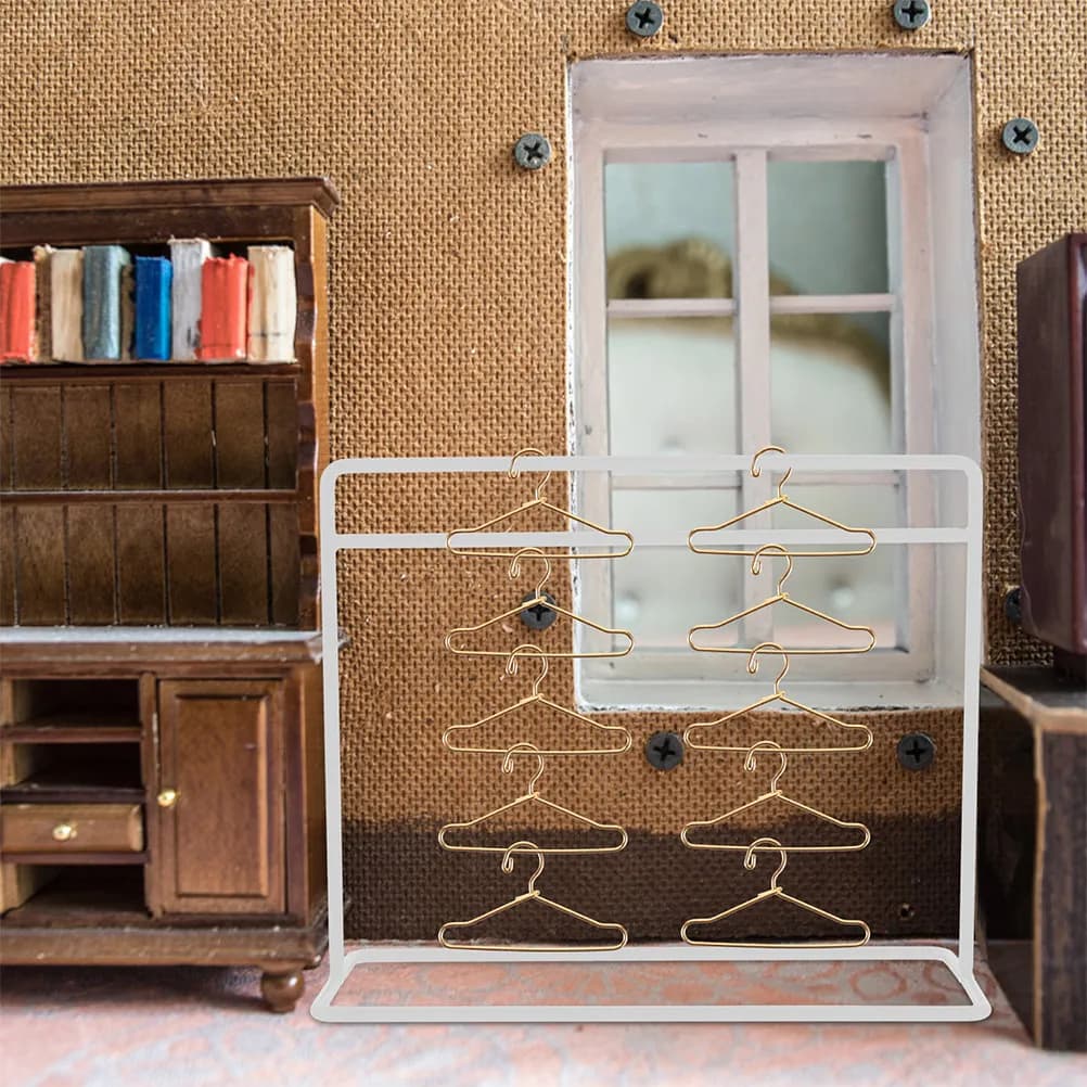 Set di 1 Mini Appendiabiti Organizzatore per Vestiti, Espositore e Contenitore per Cappotti e Accessori