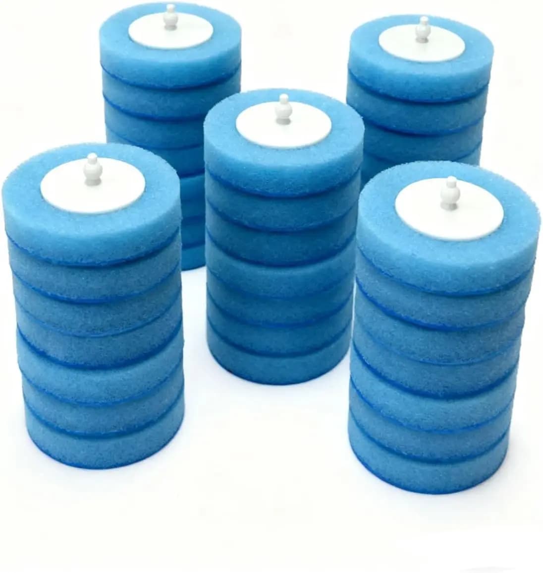 40 Count Disposable Toilet Brush Refill Heads | Pre-Loaded with Cleaner | Toilet Wand Replacement | Toilet and Bathroom Cleaning