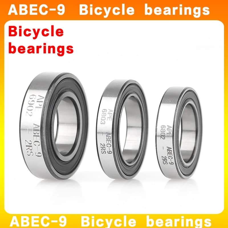 2pcs 6903-2RS 17x30x7 mm 6903 61903 -2RS bicycle hybrid ceramic bearings ABEC-9 2RS RS mountain bike bearings