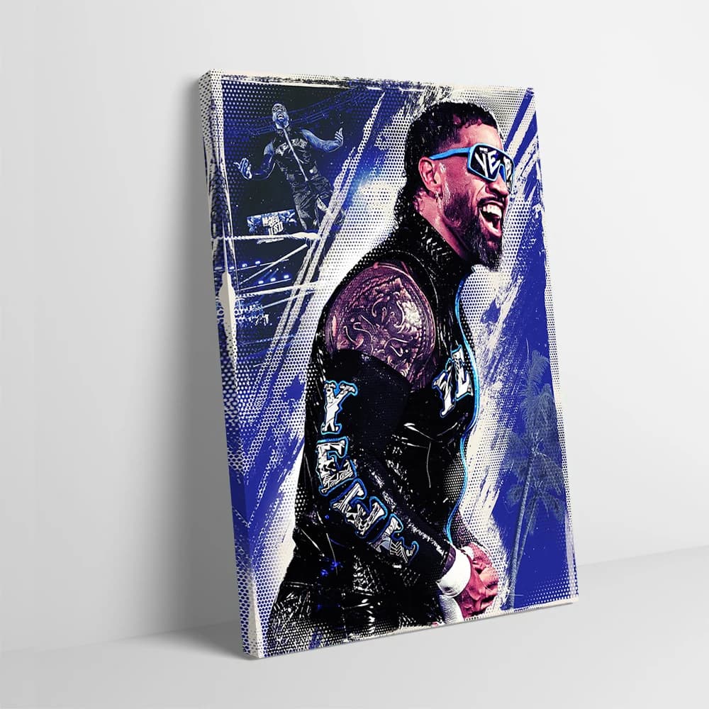 Jey Uso Yeet Poster Customizable Printed Canvas Painting for Pictures Wall Art Interior Decoration Gaming Home Decorating Room