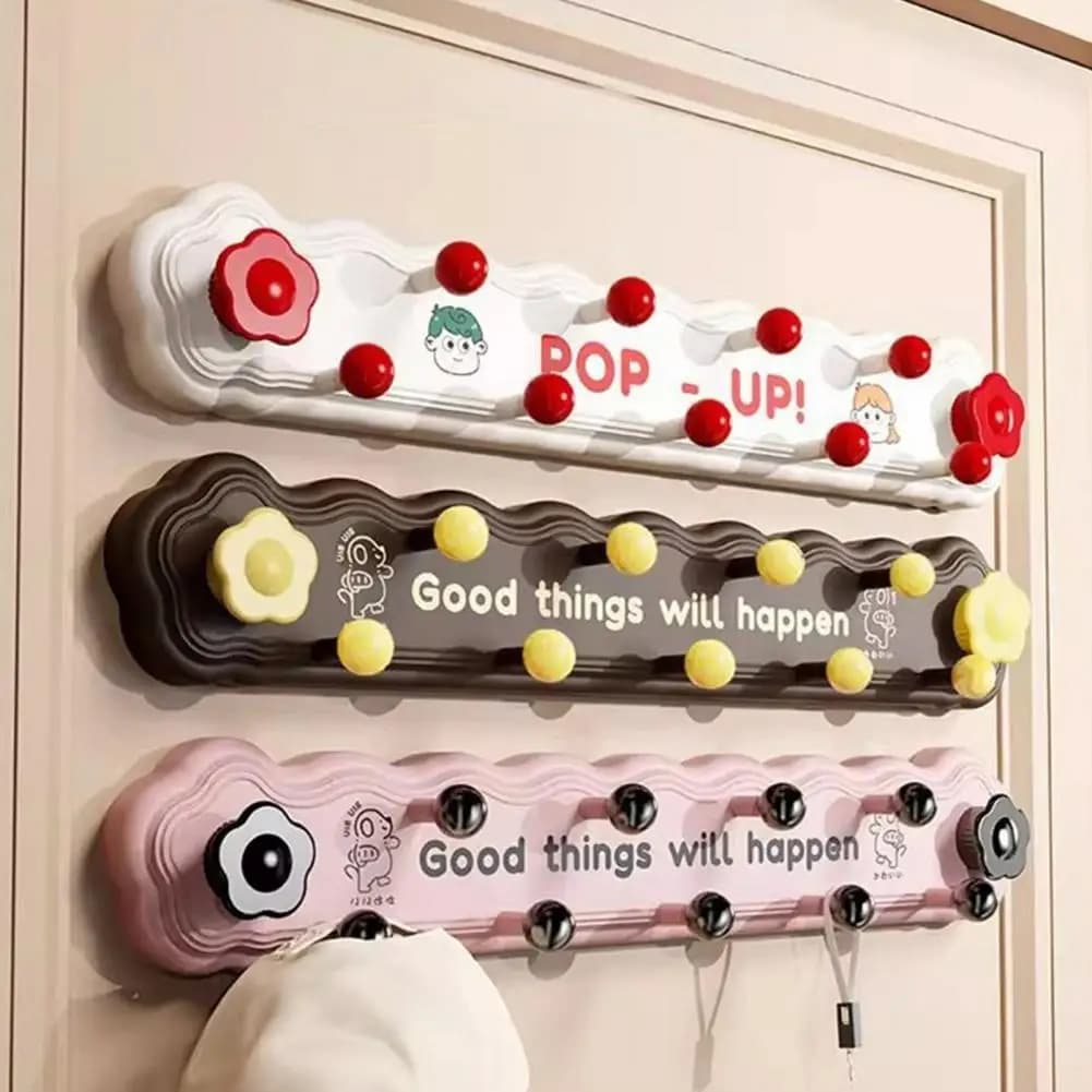 Ganci a ventosa potenti e alla moda, riutilizzabili, per porte e pareti, ganci per vestiti resistenti, senza tracce, graziosi