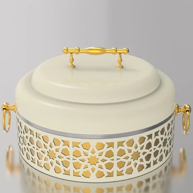 Deluxe 3pcs/set household insulation stainless steel hot pot warmer casserole container