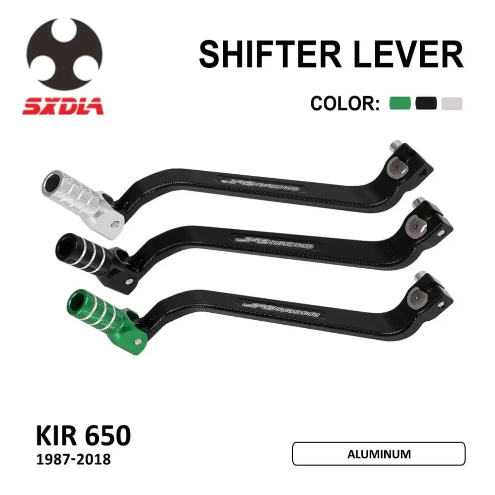 Accessori moto CNC pieghevole leva del cambio in lega di alluminio per KAWASAKI KLR 650 KLR650 1987-2018 Dirt Bike Pit Bike parte