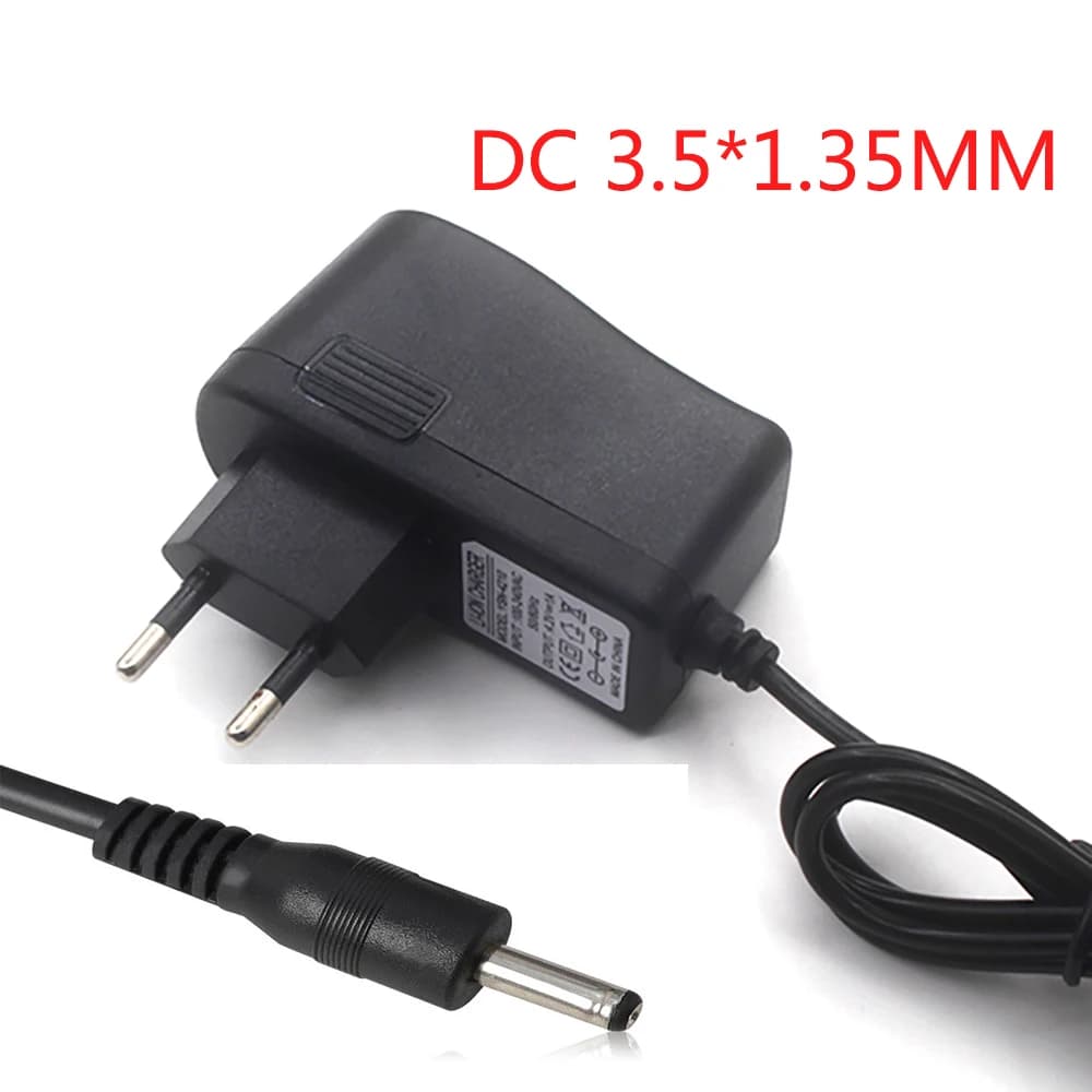 1PCS Spina UE 6V 200mA 300mA 400mA 500mA 600mA 700mA 800mA AC 100V-240V Adattatore di alimentazione a commutazione DC 3.5mm x 1.35mm