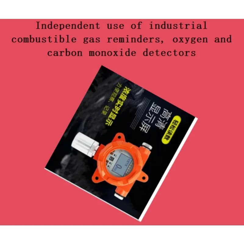 Independent use of industrial combustible gas reminders, oxygen and carbon monoxide detectors