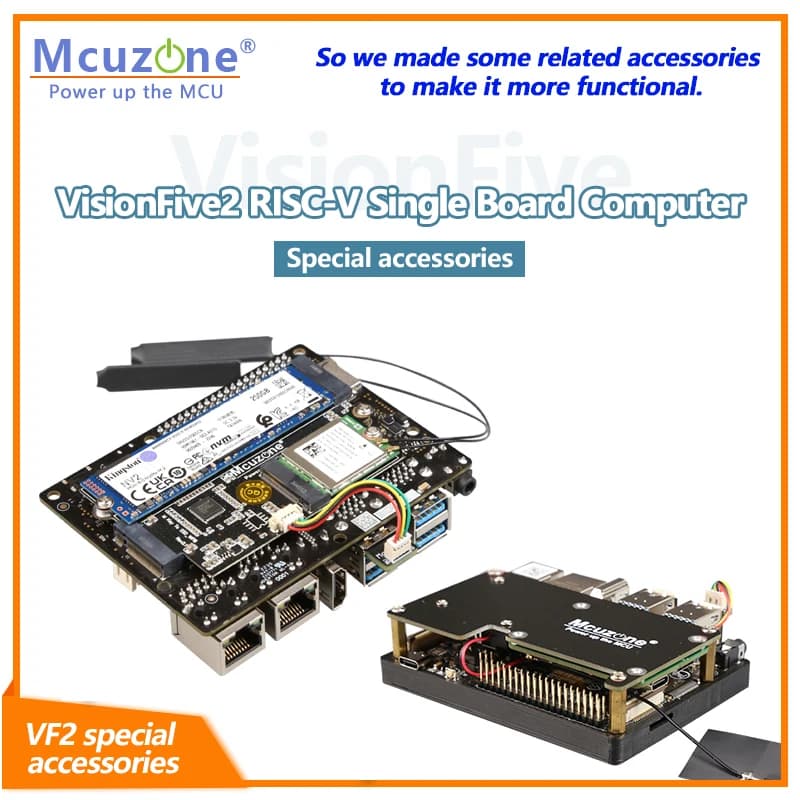 VisionFive2 RISC-V Computer a scheda singola Accessori speciali