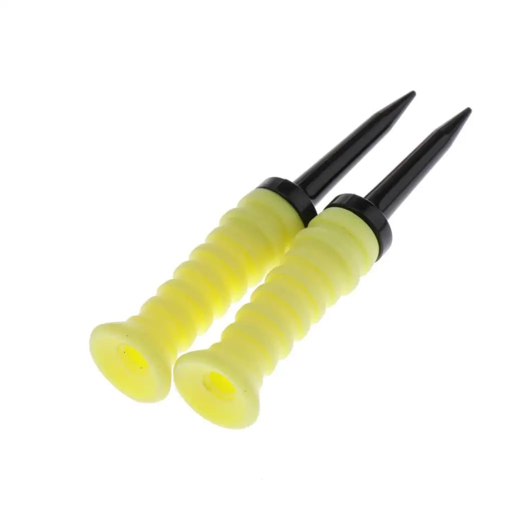 Elastic Golf Tees Reusable Practical Ball Holder Nail Flexible Plastic 82mm for Outdoor Indoor Training Golf Equipment