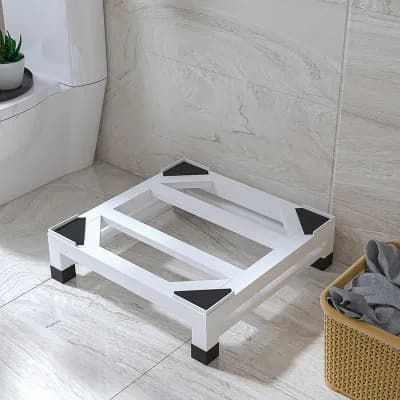 Base per lavatrice, supporto mobile per stoccaggio, supporto universale per cestello, supporto per frigorifero, supporto rialzato antiurto per piedini