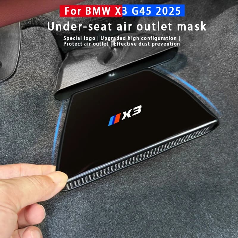 Auto Under The Seat Floor AC Air Conditioner Loose Protector Cover Interior Car Accessories For BMW X3 G45 2025