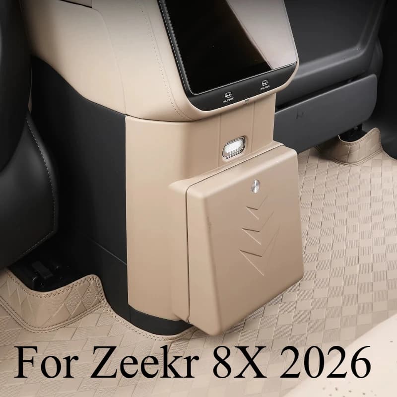 Per Zeekr 8X 2026: Pattino Protettivo Anticalcio per Frigorifero Posteriore e Cestino Specifico per Auto - Modifica Interni