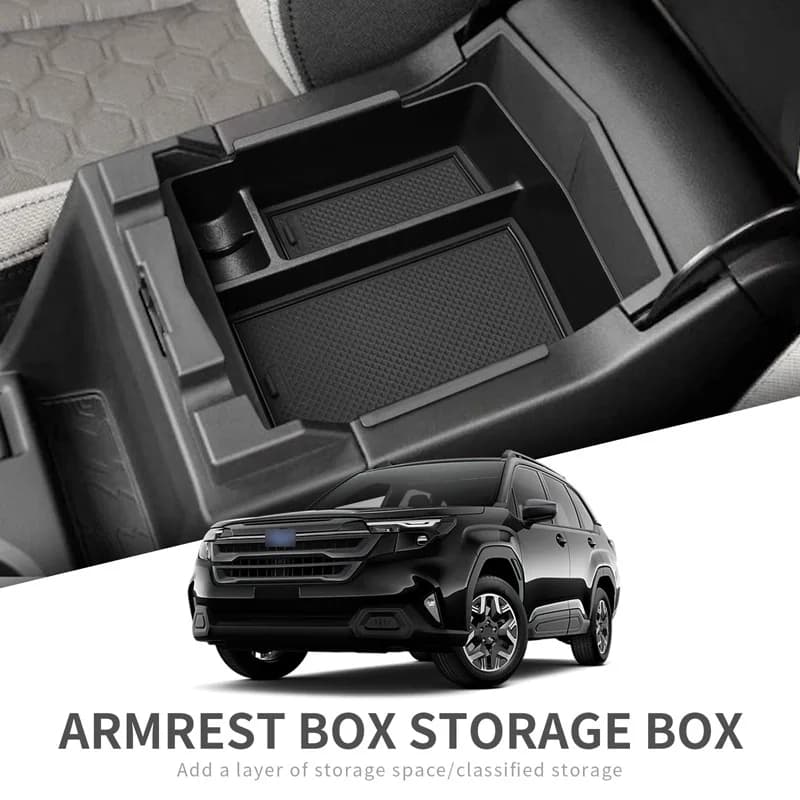 Organizer per Bracciolo Auto Subaru Forester 2024 2025, Accessori Interni Auto, Vassoio Portaoggetti per Console Centrale