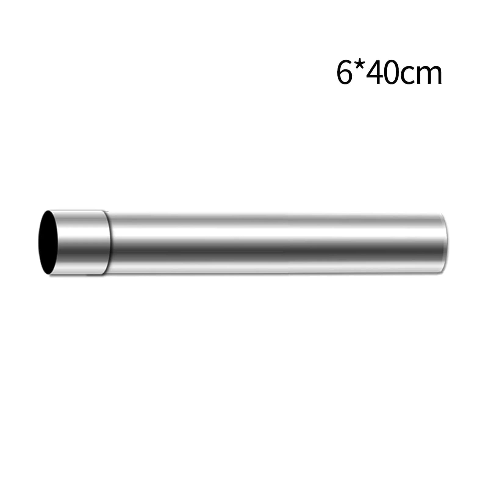 60 millimetri di Diametro In Acciaio Inox Canna 30/40 centimetri di Lunghezza Stufa Tubo Camino Rivestimento di Tipo Dritto Stufe A Legna Riscaldatore Tubo Di Scarico Parte Strumento