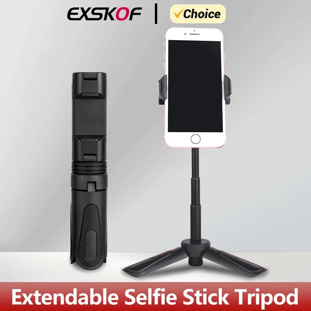 Selfie Stick treppiede estensibile supporto per cellulare treppiede portatile per iPhone Android GoPro Hero 12 11 10 9 Insta360 X3 DJI Osmo 4