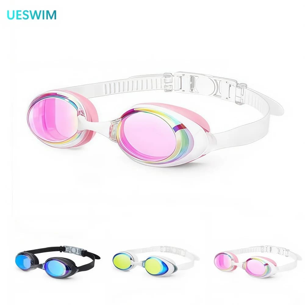 New Professional Silicone Swim Goggles for Women's Siwm Anti-fog And UV High Quality