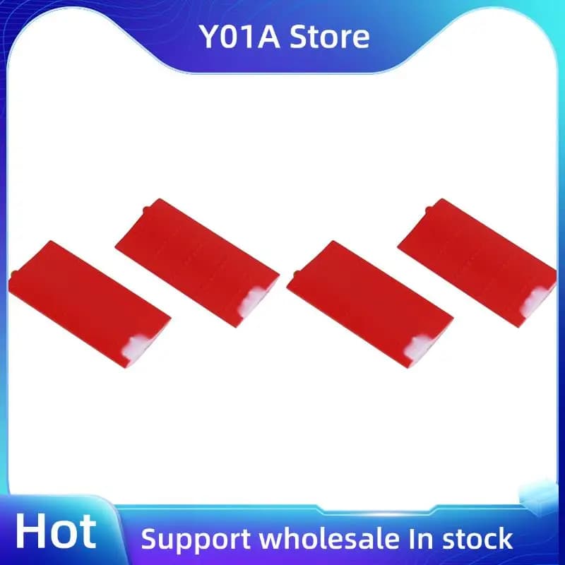 Y01A 2Pair RC Elicottero Aggiornamento C138 Set di ali laterali per RC ERA C138 Bell 206 1:33 Parti di elicotteri RC Rosso