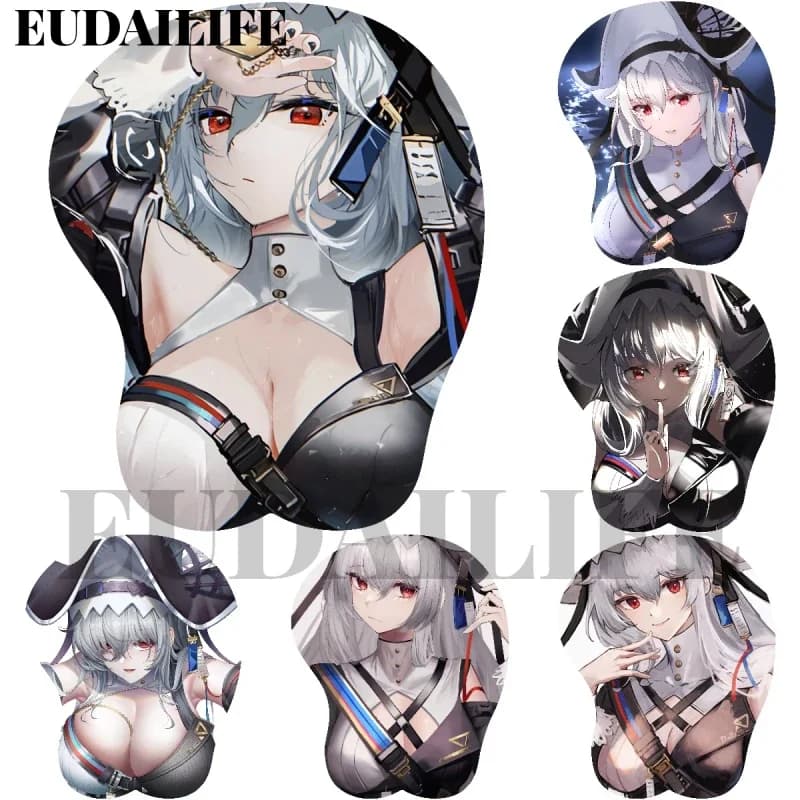 Spectre the Unchained Arknights 3D Mousepad Mano Poggiapolsi Mouse Pad Mousepad Silicone Oppai Morbido Mouse Zerbino Ufficio Lavoro Regalo