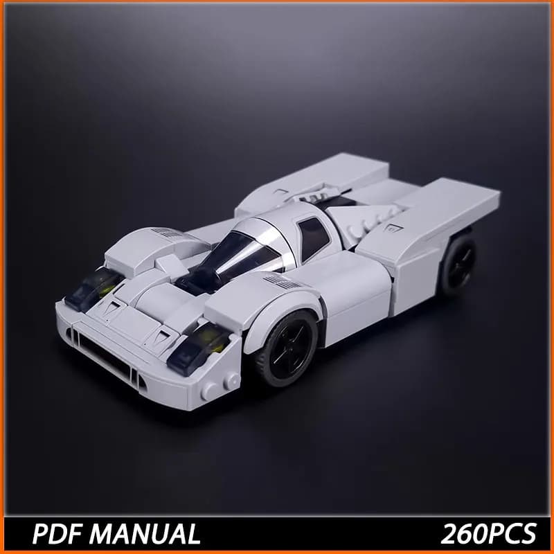 Blocchi di Costruzione Modello Auto Sportiva Veloce 917KH, Kit Personalizzabile DIY, Giocattolo MOC, Veicolo Classico da Rally e Super Racer
