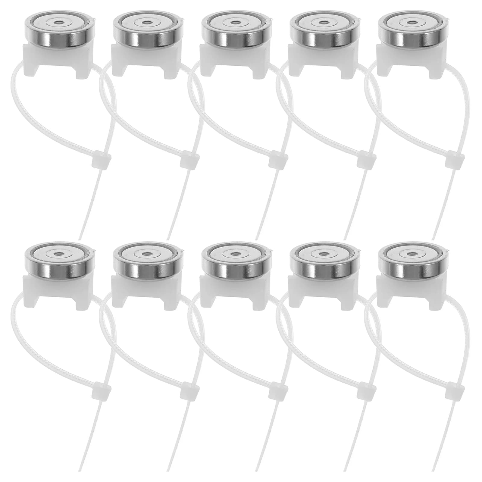 Base per fascette per cavi da 10 pezzi con fascette per fissaggio del sedile, supporto in nylon con cerniera resistente