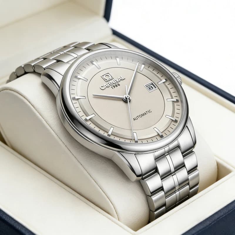 CARNIVAL Automatic Mechanical Wrist Watches For Men Top Brand Luxury MIYOTA Movement Men Watch Sapphire Glass Waterproof Watch
