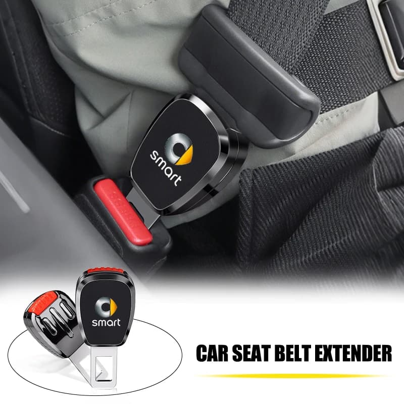 Metal Car Seat Belt Plug Security Extender Interior Accessory For Mercedes Benz Smart Fortwo 453 Forfour 2015 2016 2017 TWB1G767