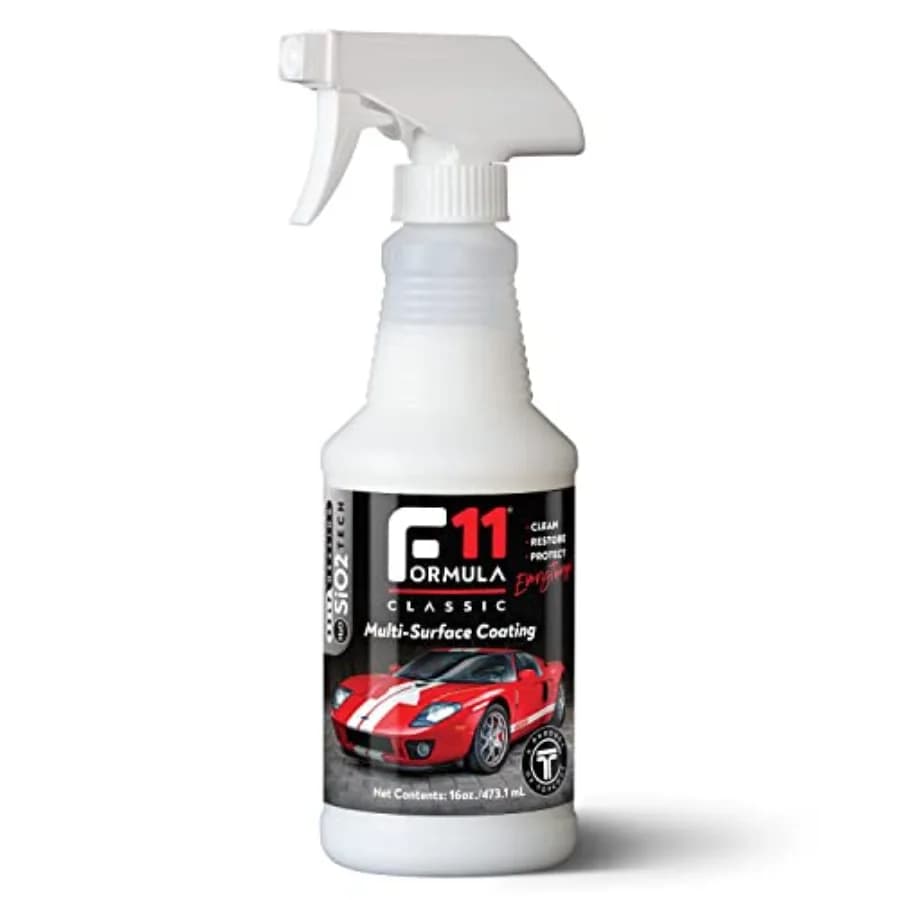 TopCoat F11 Lucidante Sigillante per Auto, Moto, Camper e Altro, Alternativa a Base d'Acqua alla Cera Ceramica per Auto, 16 oz F11 Top Coat S