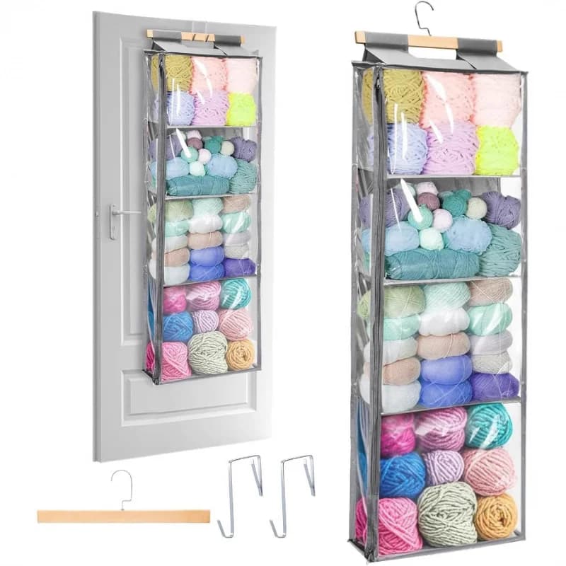 【Storage sopra la porta per borse e giocattoli】 Tasche organizer da appendere per borse, giocattoli di peluche, scarpe, organizer per armadio salvaspazio