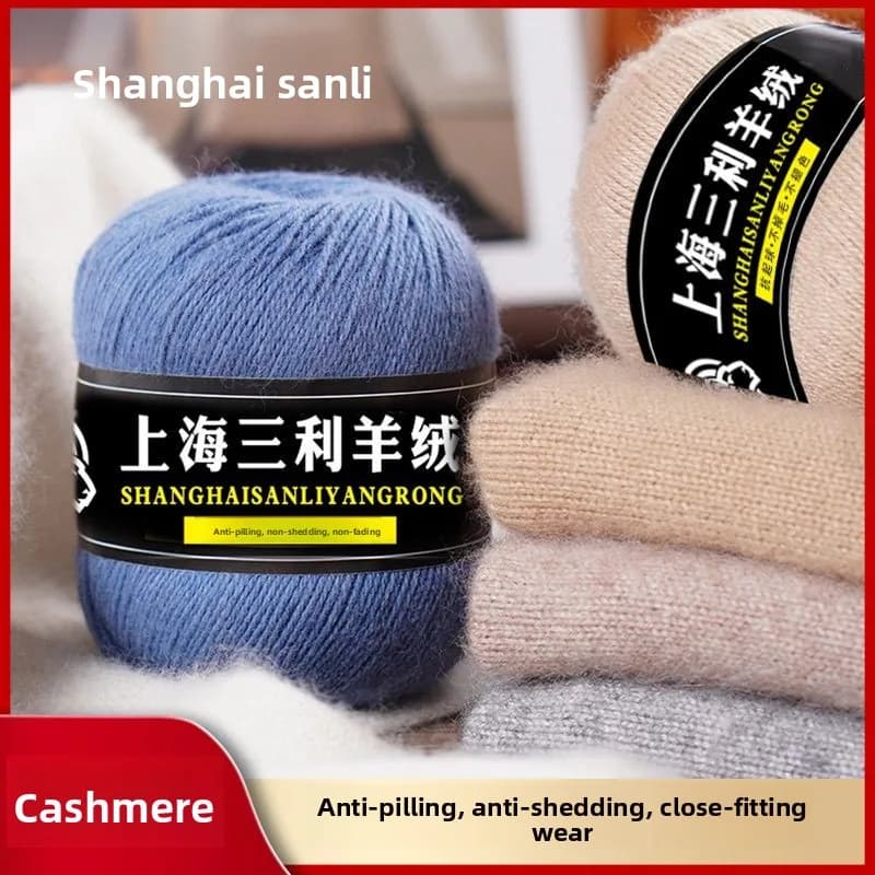 Set da 100g di Filato di Lana per Maglioni Lavorati a Mano, Sciarpe, Cappelli, Scarpe, Calzini, Accessori per Bambole, Guanti, Abbigliamento, Filo di Cashmere