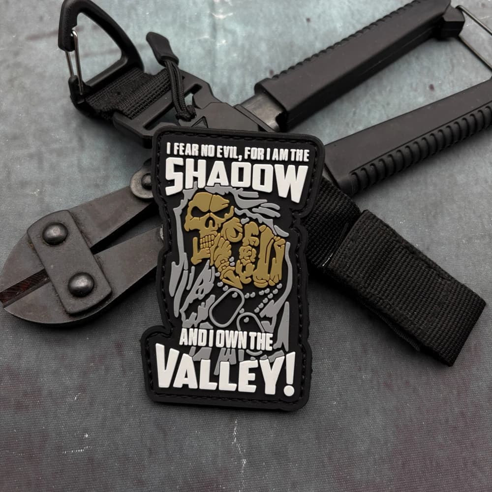Patch in PVC a forma di teschio, distintivo tattico per gilet/strap, patch adesiva in PVC con velcro, patch morale, patch per zaino, patch per abbigliamento, in gomma morbida