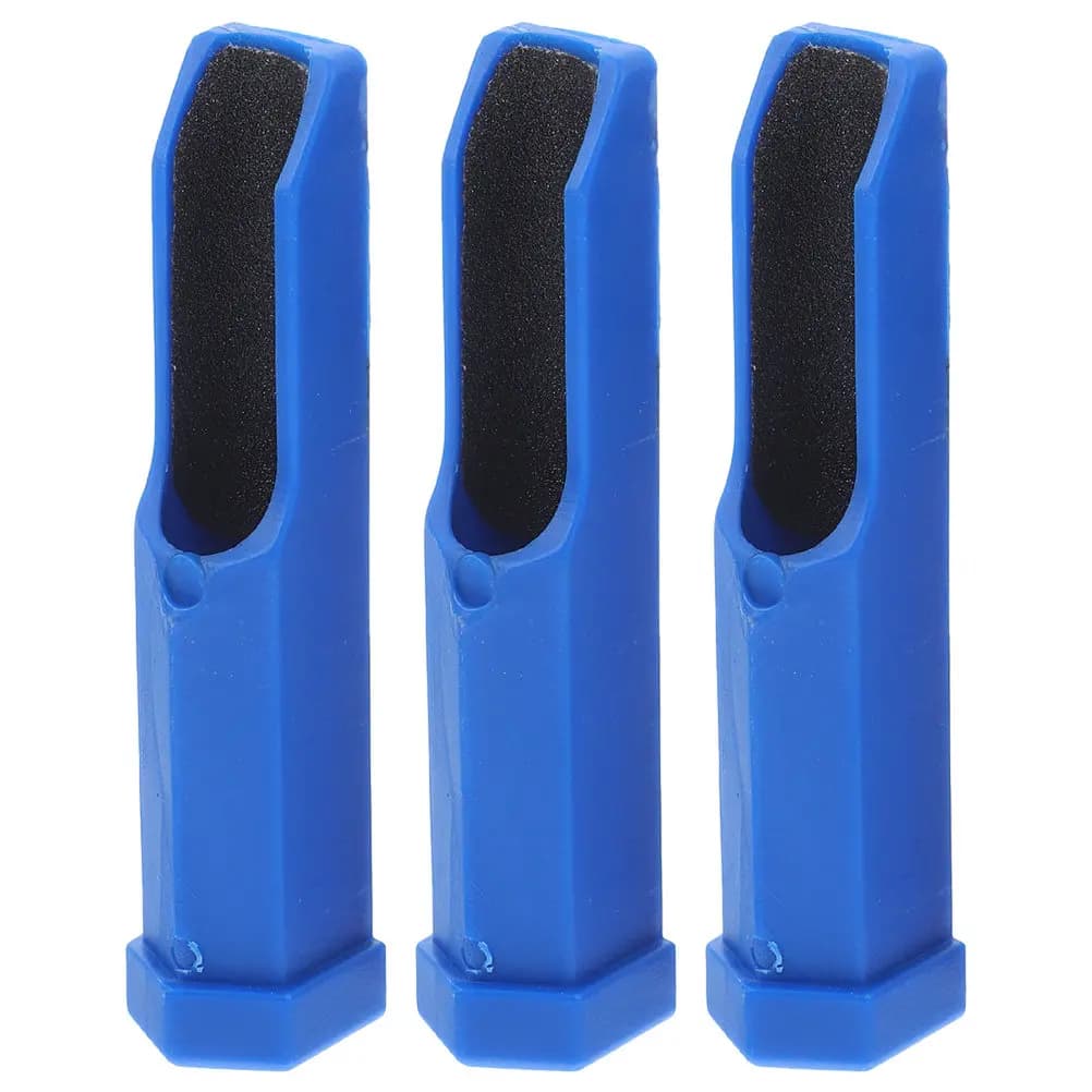 Set da 3 Pezzi: Modellatore, Lucidatore e Lima per Puntali di Stecche da Biliardo, in Plastica, Robusto e Resistente all'Usura, per la Preparazione della Superficie