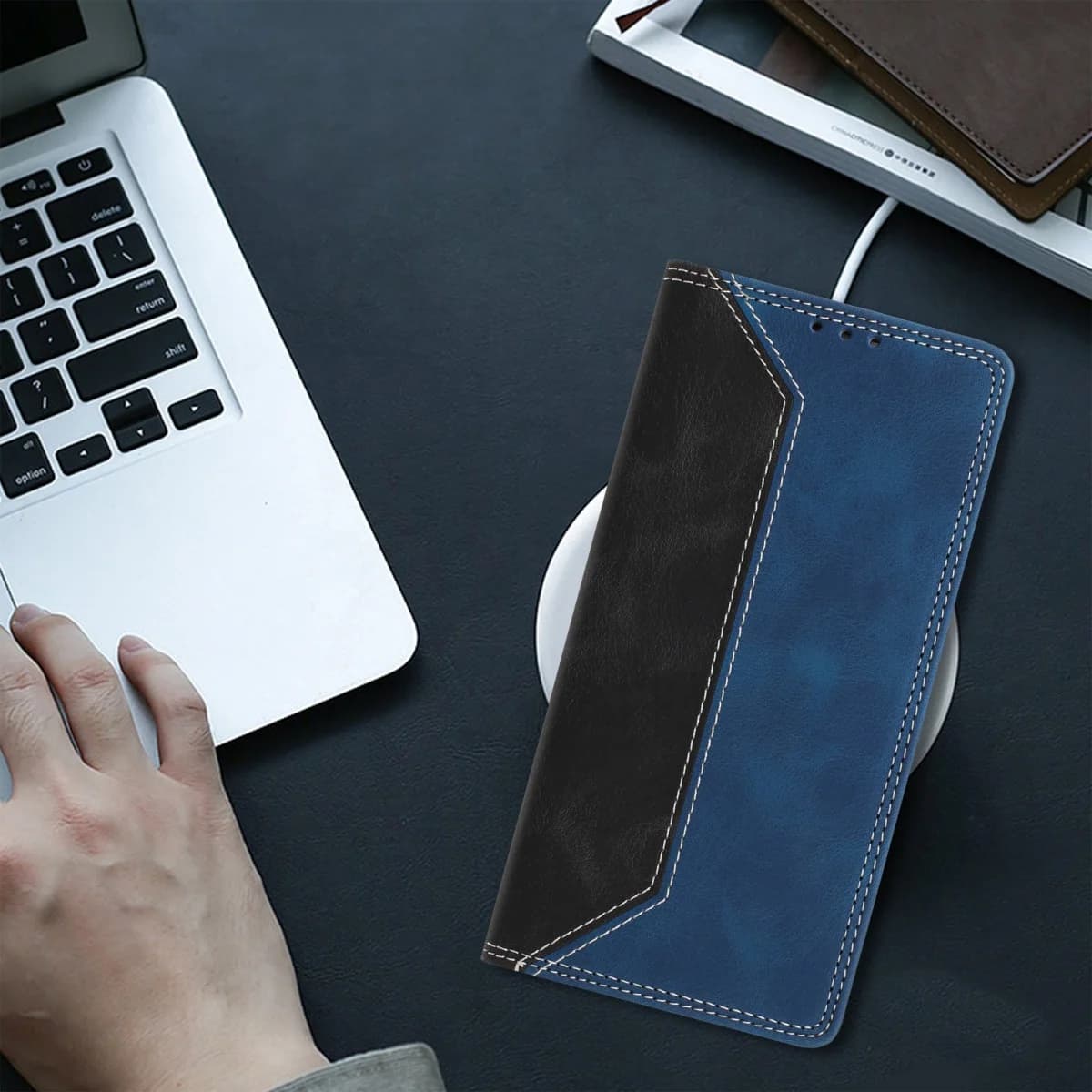 Custodia a Portafoglio di Lusso in Pelle per Oppo A6 Pro A5 A5X A5 Pro A3 A3X A3 Pro 4G 5G, Flip Magnetico con Blocco RFID, Cover per Telefono