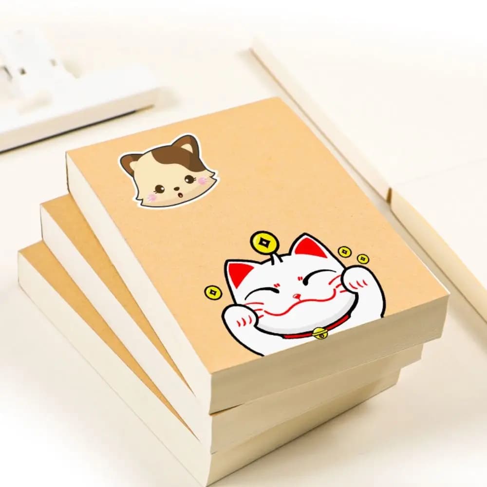 Simple A6 Blank Draft Notebook 252Sheets Easy to Tear off Writing Notepad School Supply Thicken Painting Sketchbook School