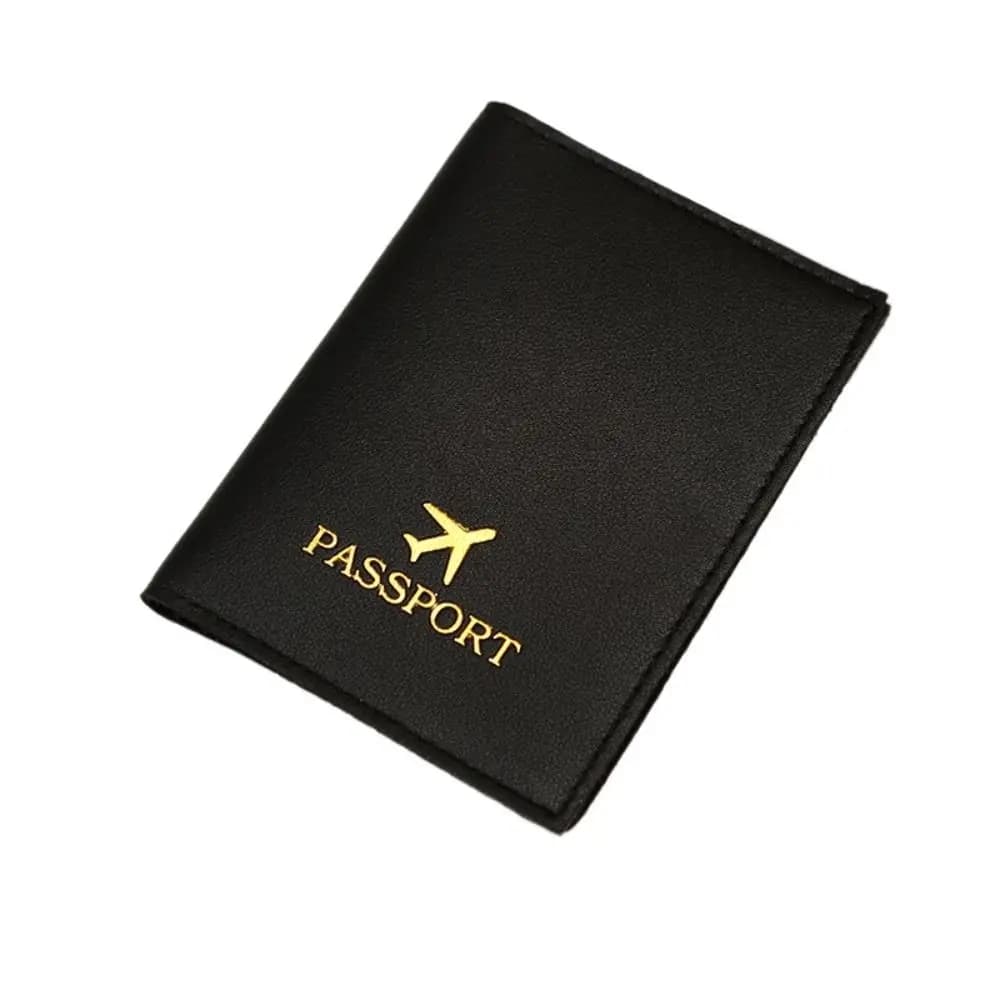 Multifunction PU Leather Passport Cover Card Case Travel Wallet Passport Clip Passport Holder Airplane Check-in Ticket Holder