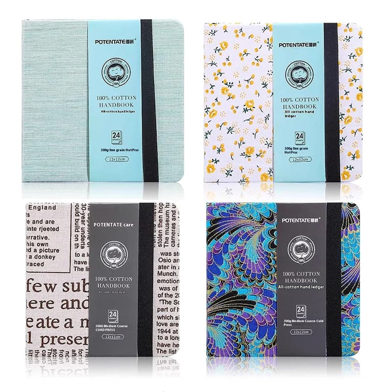 100% Cotton Watercolor Book 300g Organ Folding Handbook Journal Drawing Notebook Artist Student Portable Art Painting Sketchbook