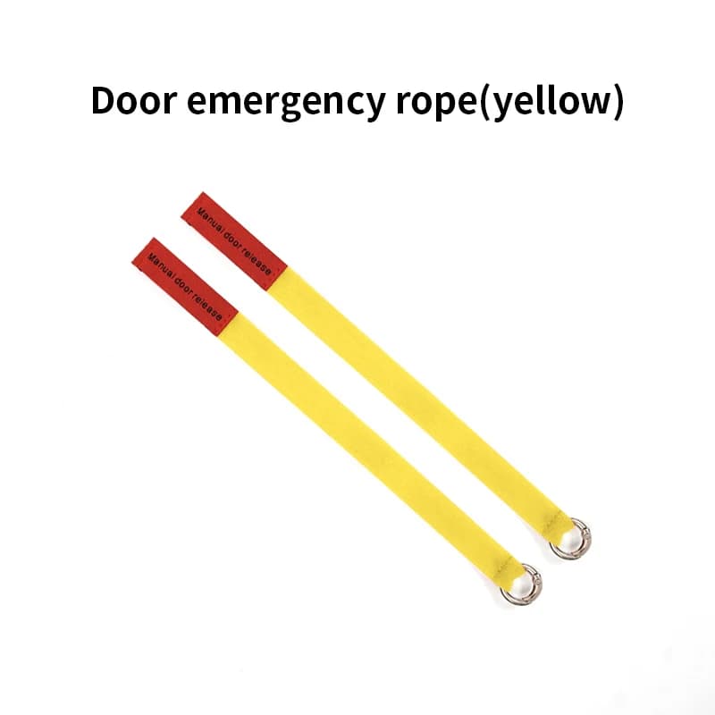 For Tesla Model Y Emergenza mManiglia Exterior Door Manual Release Emergency Safety Corda Emergency Exterior Emergency Button Yellow