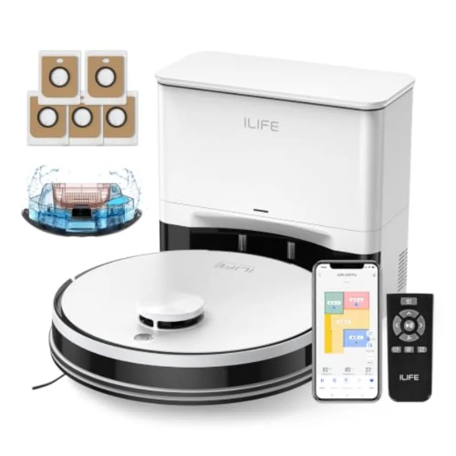 A30 Pro Robot Vacuum and Mop for hard floors, carpet pet hair: 10000Pa suction, LiDAR navigation, 150 min runtime, 60-day self-