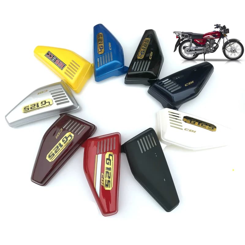 Motorcycle Plastic Side Panels for Honda Lifan Dayun Haojin Loncin CG125 ZJ125 CDI125 XF125 Right/Left Body Battery/Tool Covers