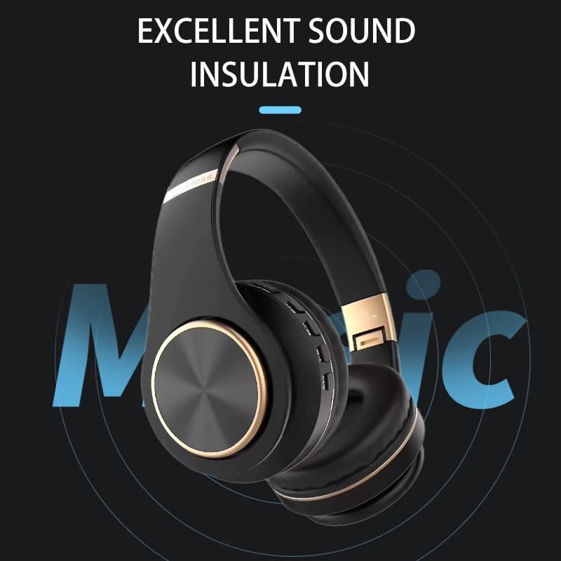 Bluetooth Wireless gaming headphones for PC headphones Audio sale Over-ear folding with cable and microphone hearing aids