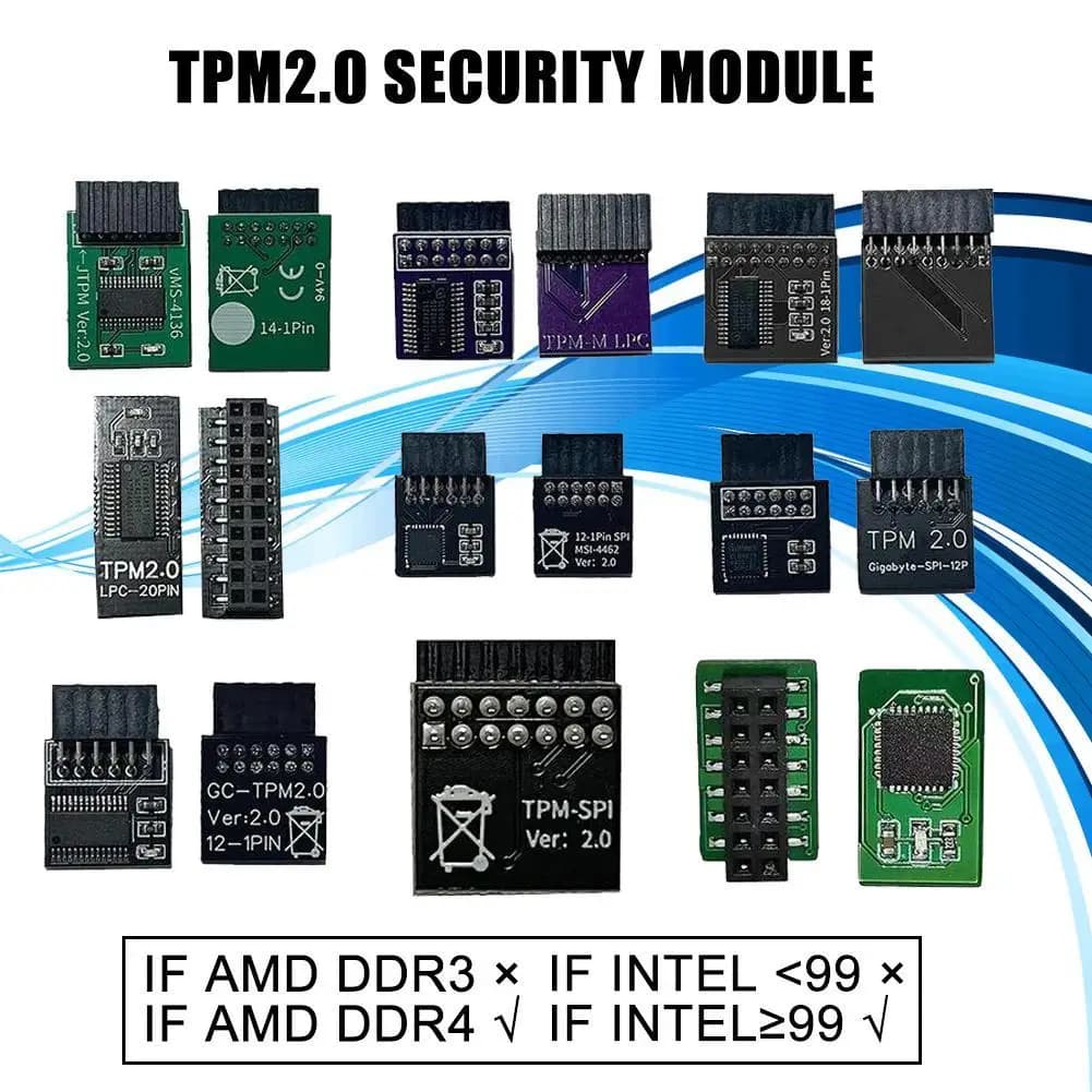 Il NUOVO modulo di sicurezza con crittografia TPM 2.0 Scheda remota supporta la versione 2.0 12 14 18 20-1 pin Supporto scheda madre multimarca