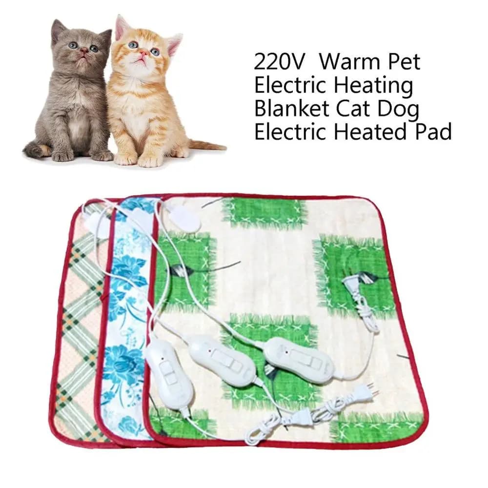 220V coperta riscaldante elettrica per animali domestici gatto riscaldato elettrico tappetino riscaldante per cani antigraffio letto per dormire per l'autunno inverno
