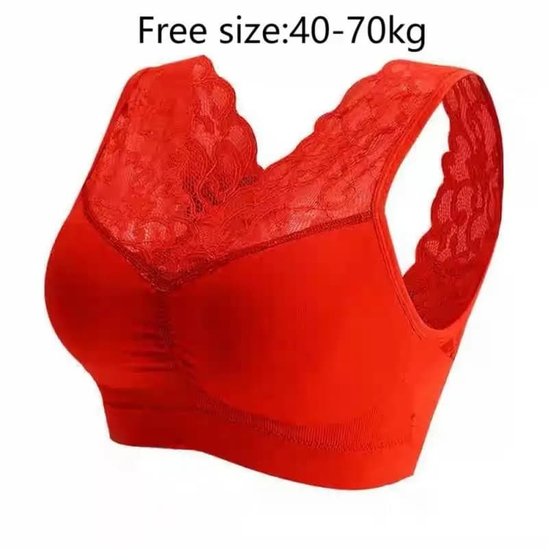 Beautiful sexy ring back lace bra intimate explosions of great red this year without steel woman background with anti-light