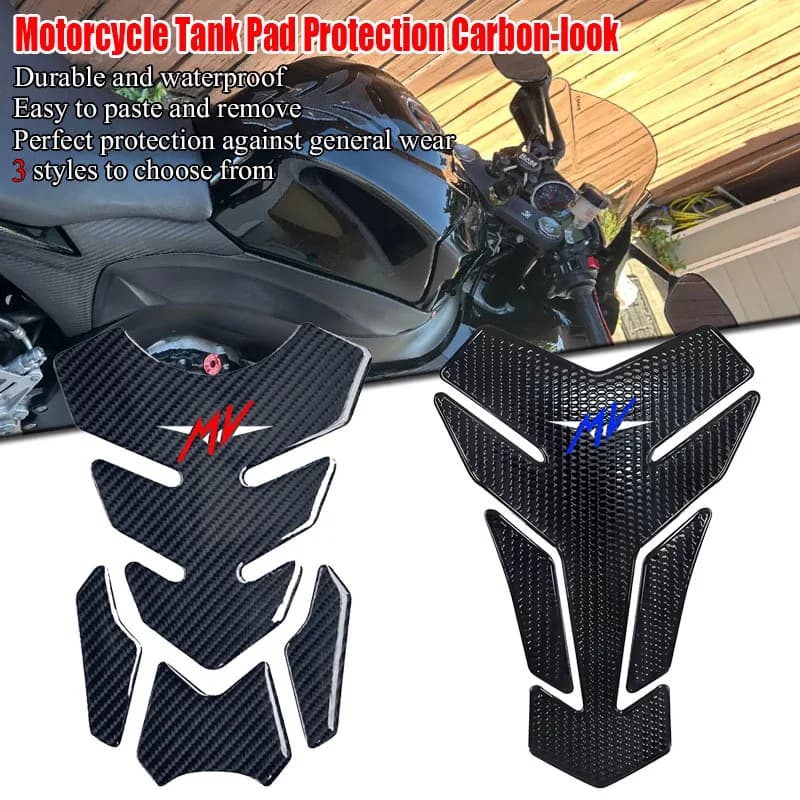 For MV Agusta F4 RC BRUTALE 990R Fast Tourism Rivale 800 Brutale 675 Brutale 800/RR, Protection Tank Moto in Carbon Fiber