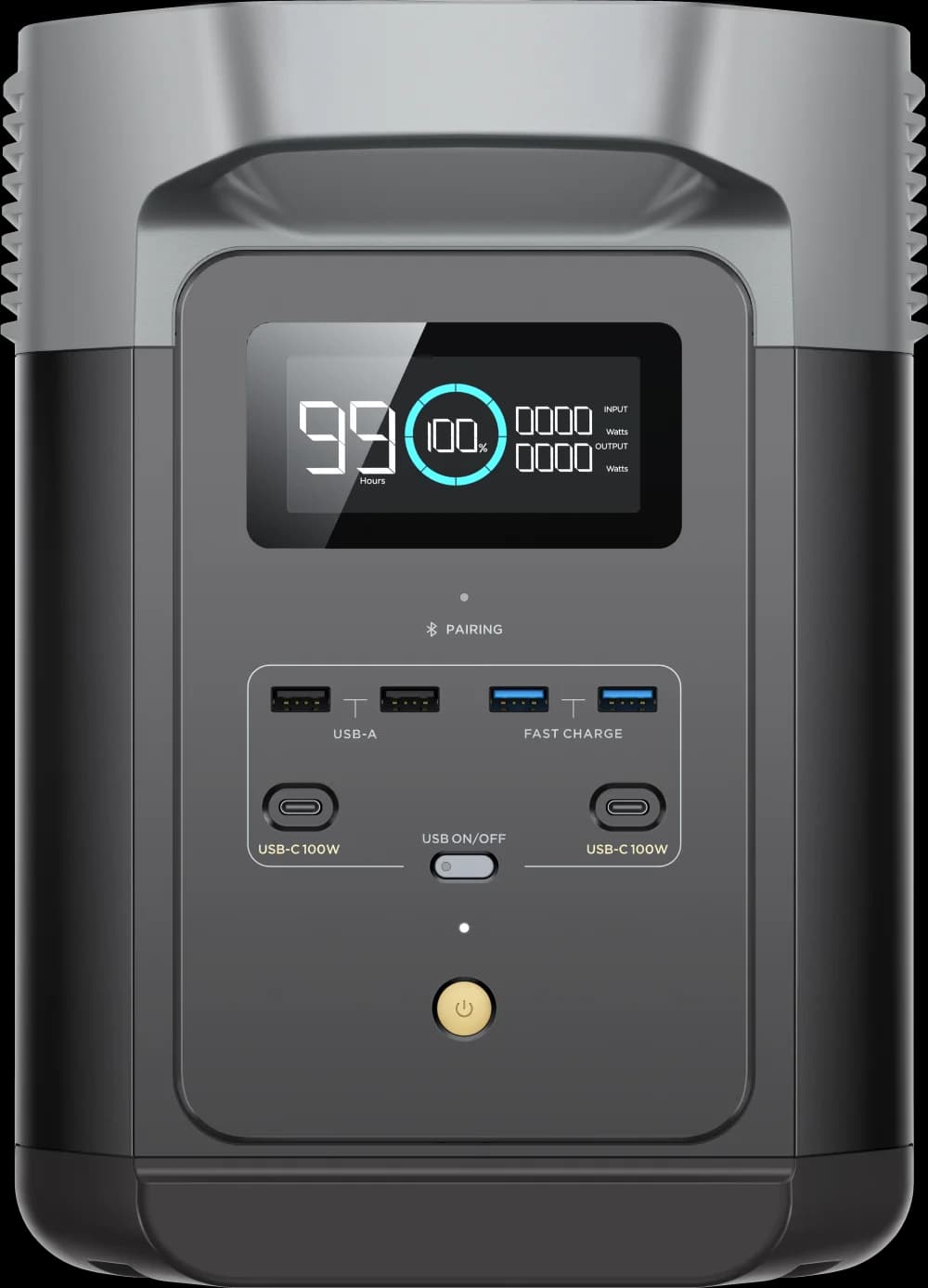 ECOFLOW DELTA 2 1024wh Power Plant Power Bank Nero Pannelli solari portatili Pannelli solari Lifepo4