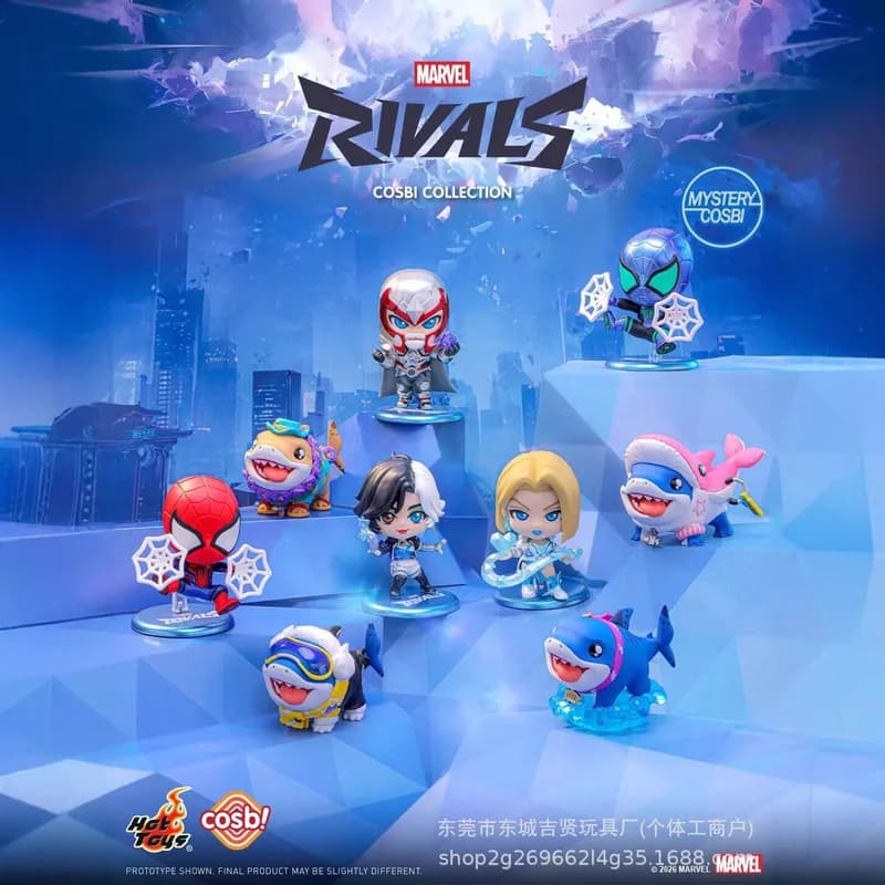 Hot Toys Marvel Rivals Cosbi: Mystery Box Autentica con Mini Action Figure da Collezione per i Fan di Marvel - Regalo di Capodanno